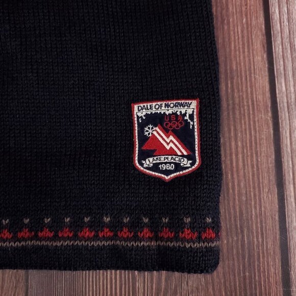 *FLAWS* Vintage Dale of Norway Size Small 1980 Lake Placid Team USA Olympic - Picture 10 of 15